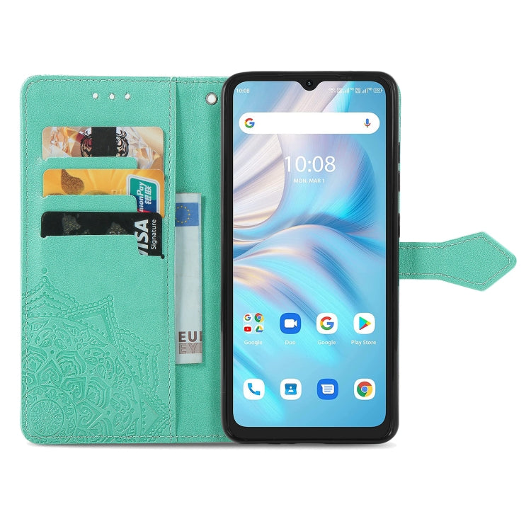 For UMIDIGI A13S Mandala Flower Embossed Leather Phone Case