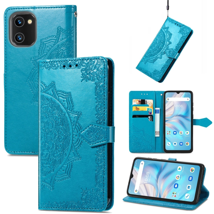 For UMIDIGI A13S Mandala Flower Embossed Leather Phone Case
