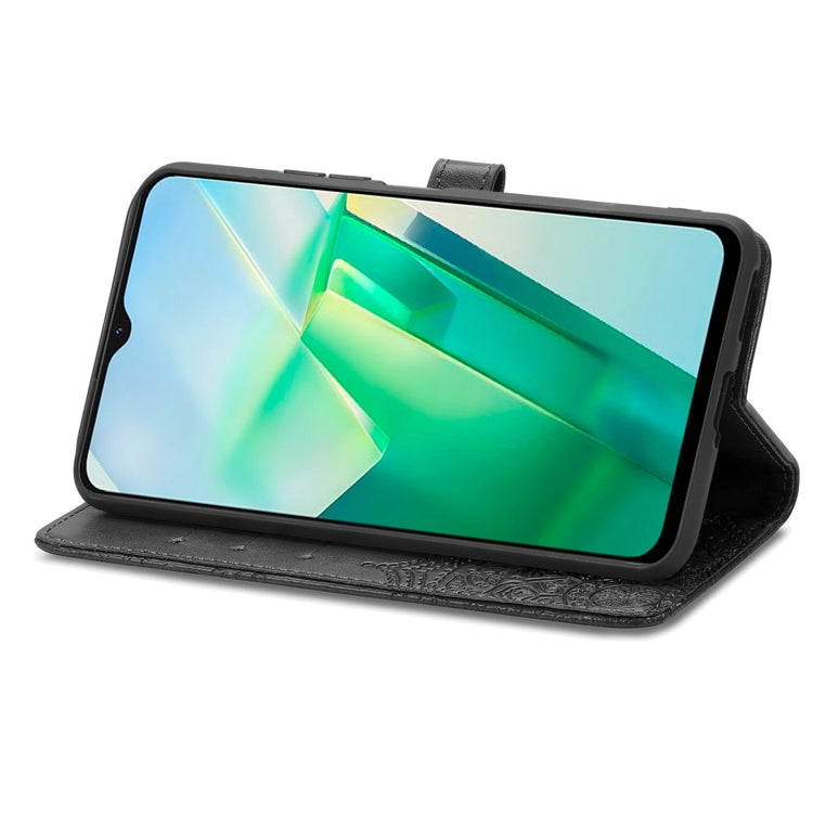 For vivo T2X 5G Mandala Flower Embossed Leather Phone Case