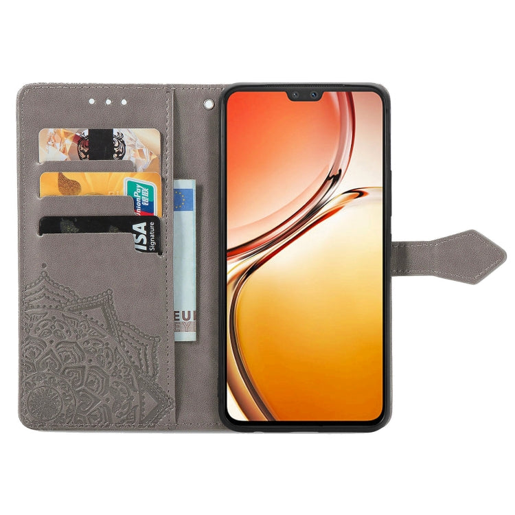 For vivo V23 5G Mandala Flower Embossed Leather Phone Case