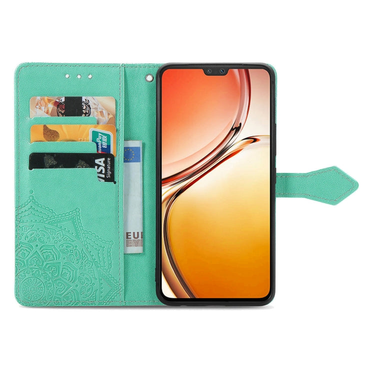 For vivo V23 5G Mandala Flower Embossed Leather Phone Case