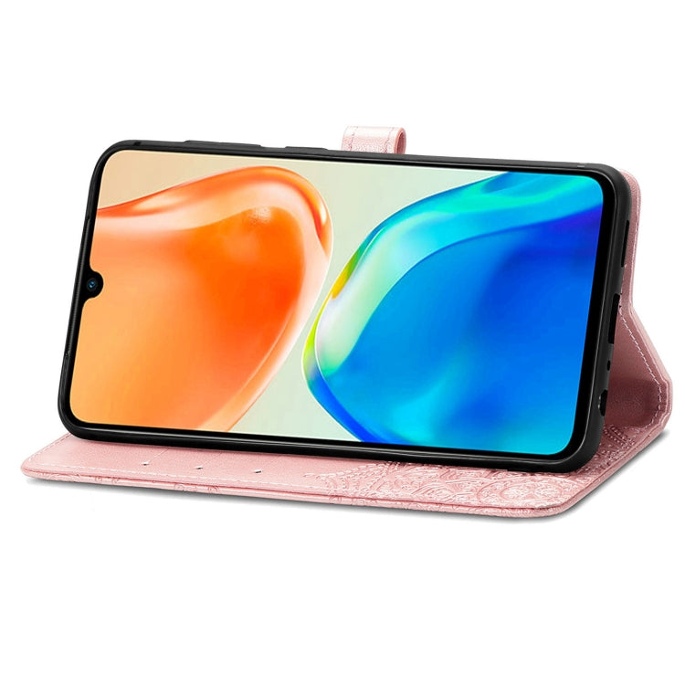 For vivo X80 Lite Mandala Flower Embossed Leather Phone Case