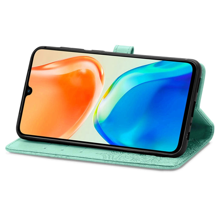 For vivo X80 Lite Mandala Flower Embossed Leather Phone Case