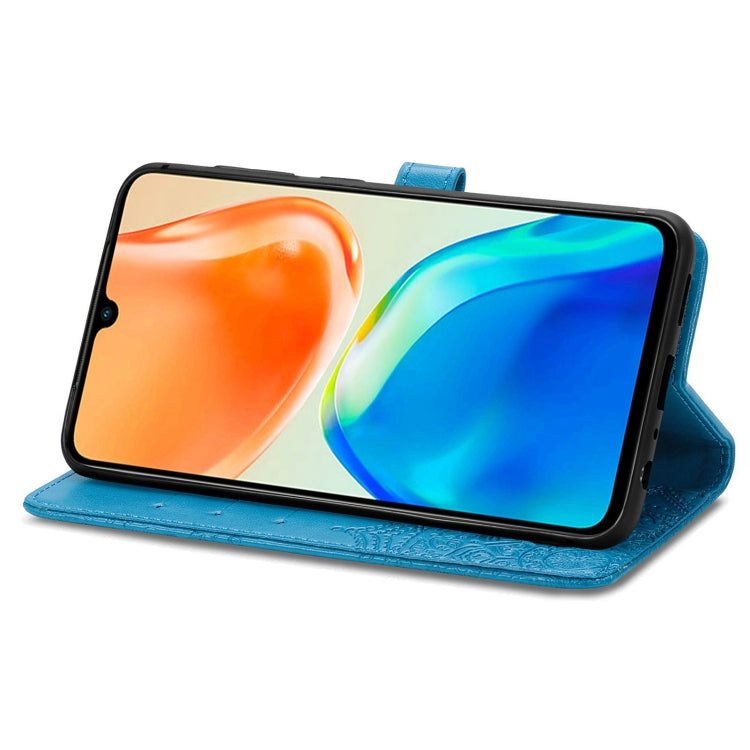 For vivo X80 Lite Mandala Flower Embossed Leather Phone Case