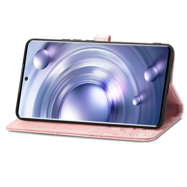 For vivo X80 Pro Mandala Flower Embossed Leather Phone Case