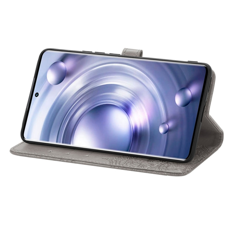 For vivo X80 Pro Mandala Flower Embossed Leather Phone Case