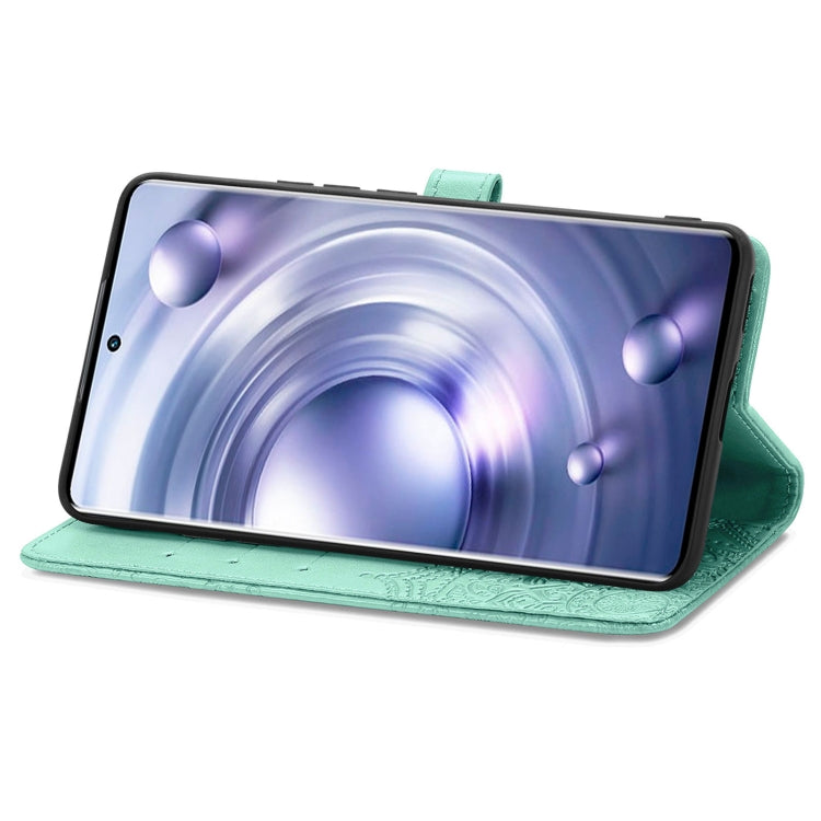 For vivo X80 Pro Mandala Flower Embossed Leather Phone Case