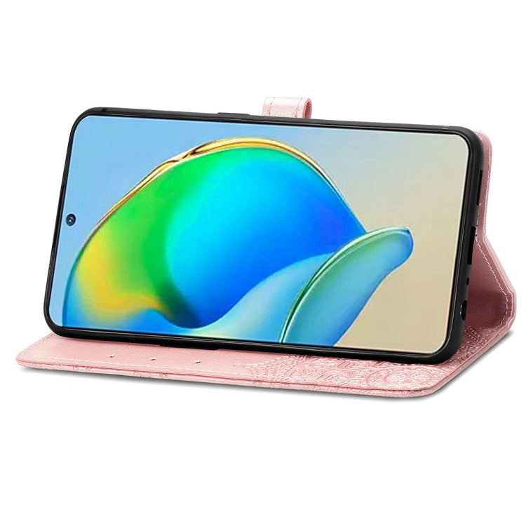 For ZTE Blade V40S Mandala Flower Embossed Leather Phone Case