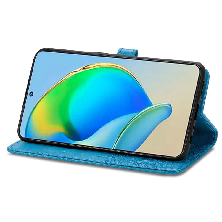 For ZTE Blade V40S Mandala Flower Embossed Leather Phone Case