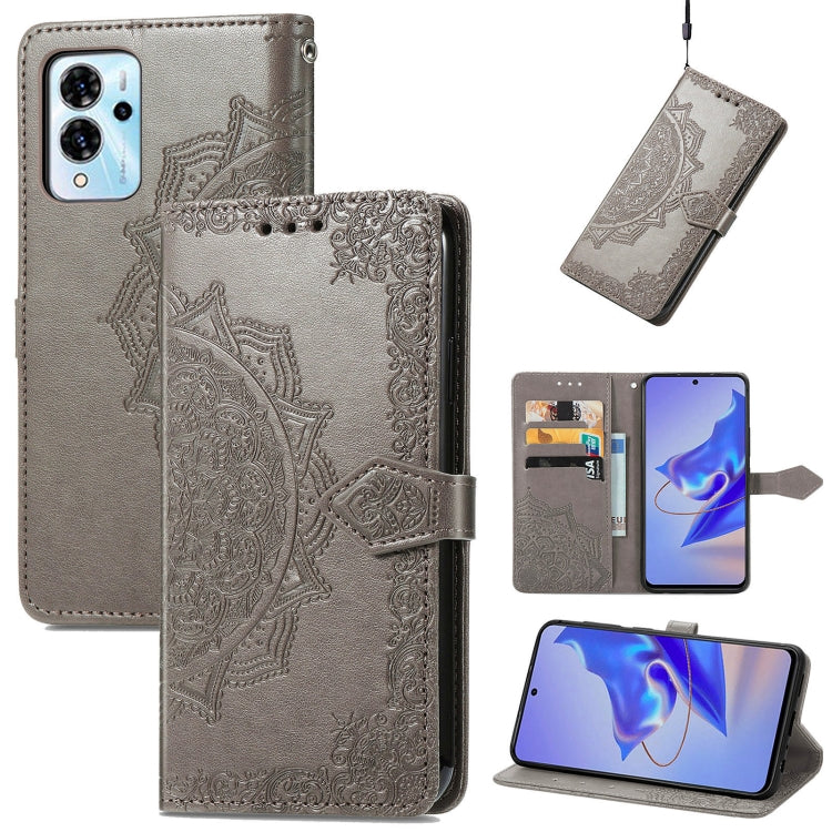 For ZTE Blade V40 Pro Mandala Flower Embossed Leather Phone Case