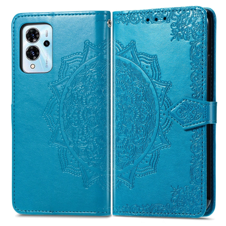 For ZTE Blade V40 Pro Mandala Flower Embossed Leather Phone Case