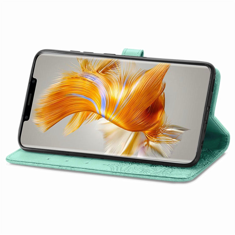 For Huawei Mate 50 Pro Mandala Flower Embossed Leather Phone Case