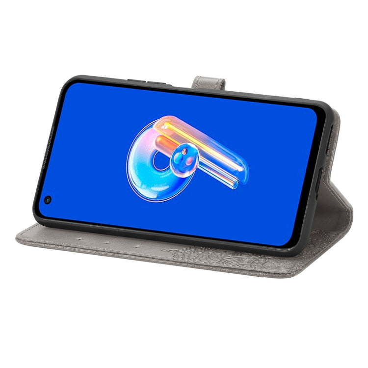 For Asus Zenfone 9 Mandala Flower Embossed Leather Phone Case