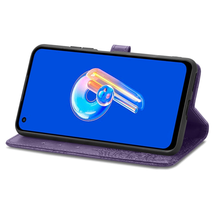 For Asus Zenfone 9 Mandala Flower Embossed Leather Phone Case