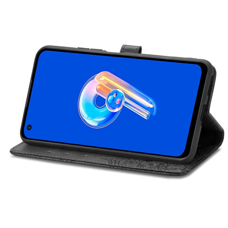 For Asus Zenfone 9 Mandala Flower Embossed Leather Phone Case