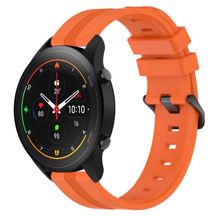 For Xiaomi MI Watch S1 Pro 22mm Concave Striped Slicone Watch Band