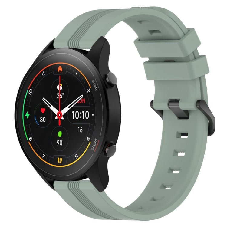 For Xiaomi MI Watch S1 Pro 22mm Concave Striped Slicone Watch Band