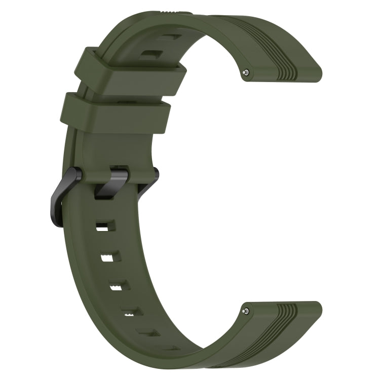For Xiaomi MI Watch S1 Pro 22mm Concave Striped Slicone Watch Band