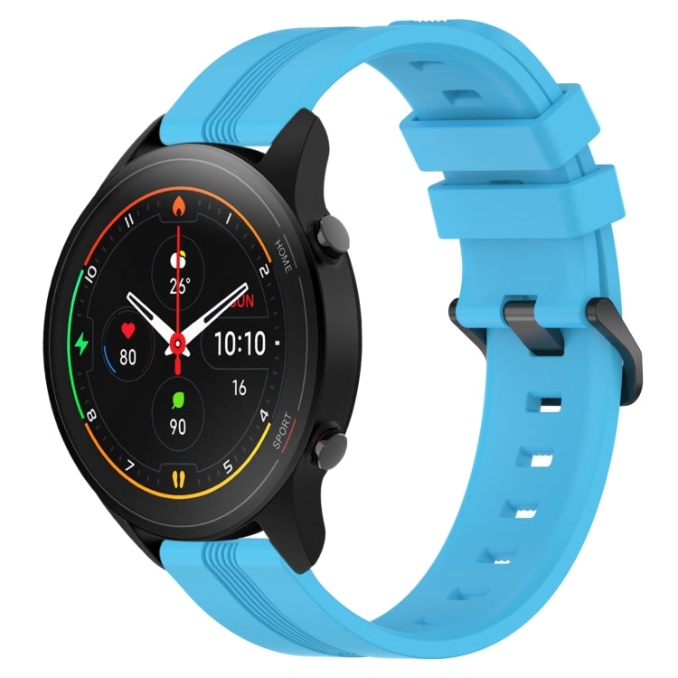 For Xiaomi MI Watch S1 Pro 22mm Concave Striped Slicone Watch Band