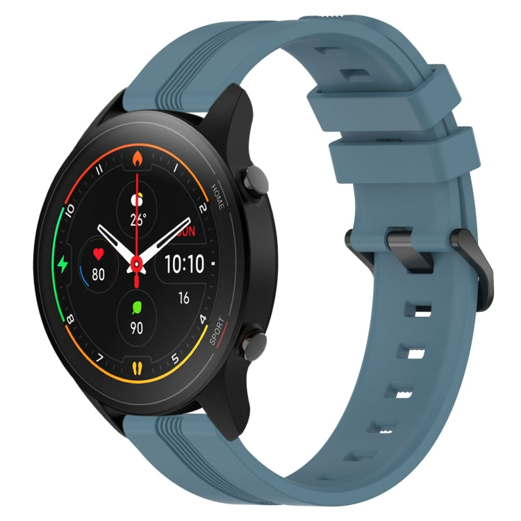 For Xiaomi MI Watch S1 Pro 22mm Concave Striped Slicone Watch Band