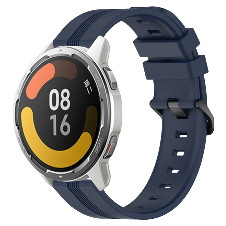 For Xiaomi MI Watch Color 2 22mm Concave Striped Slicone Watch Band