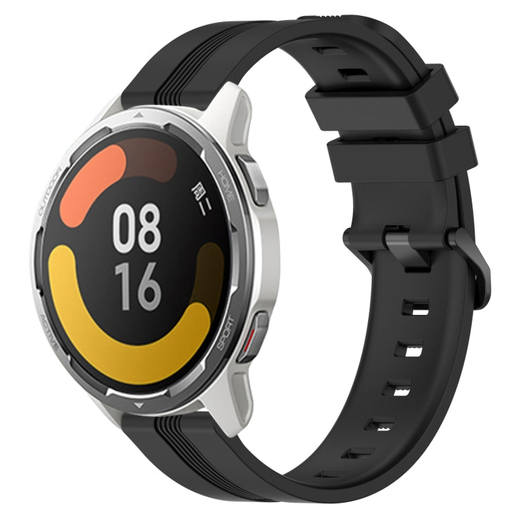 For Xiaomi MI Watch Color 2 22mm Concave Striped Slicone Watch Band