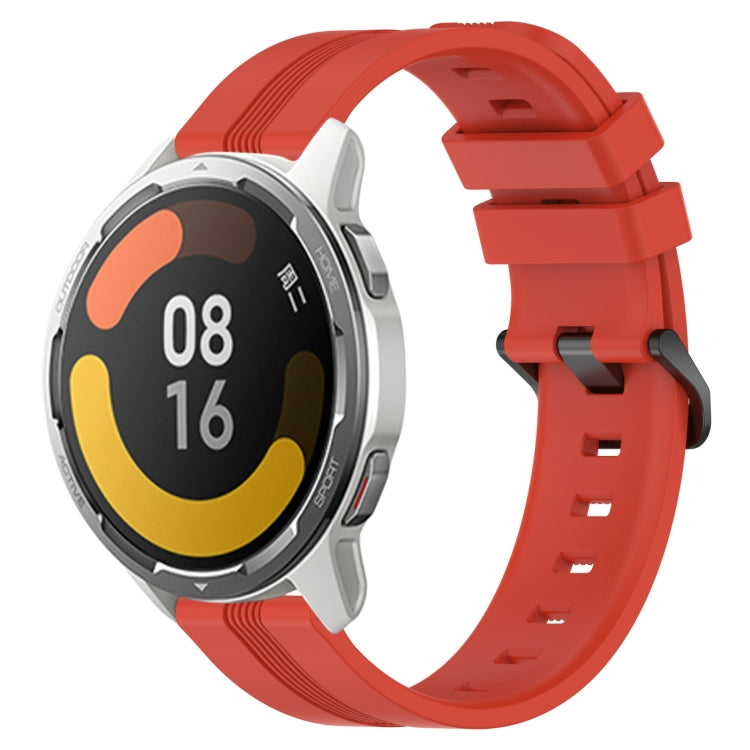 For Xiaomi MI Watch Color 2 22mm Concave Striped Slicone Watch Band