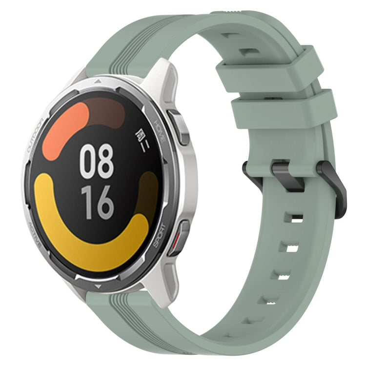 For Xiaomi MI Watch Color 2 22mm Concave Striped Slicone Watch Band