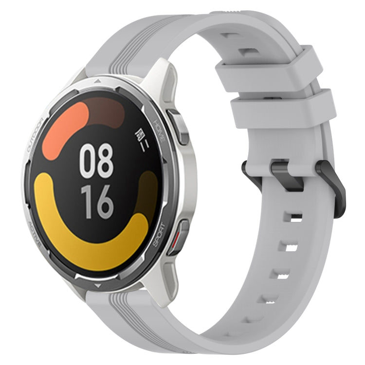 For Xiaomi MI Watch Color 2 22mm Concave Striped Slicone Watch Band