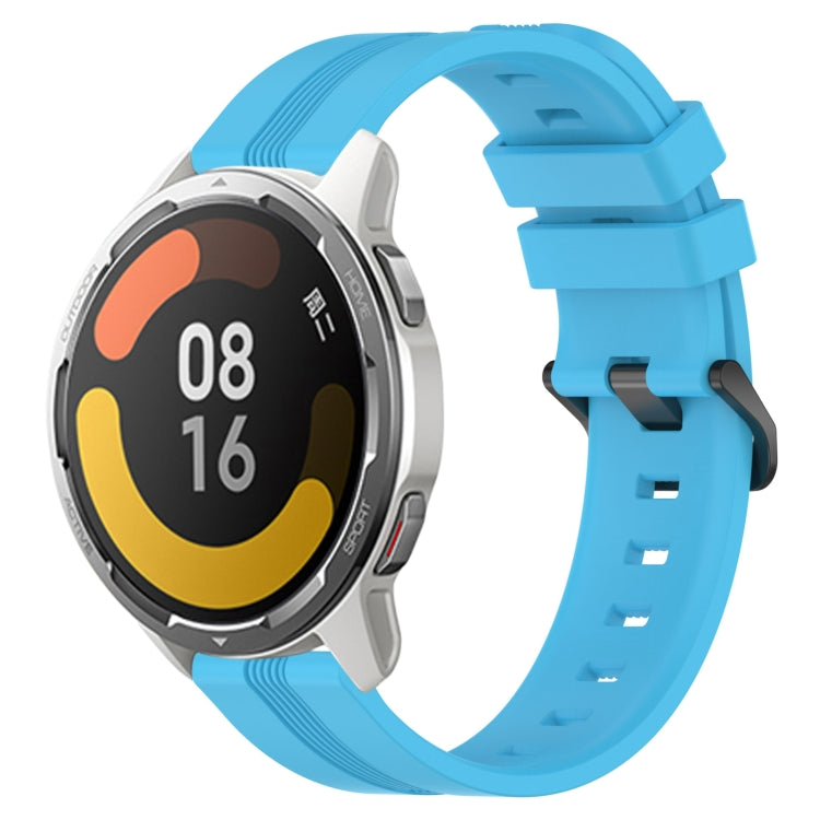 For Xiaomi MI Watch Color 2 22mm Concave Striped Slicone Watch Band