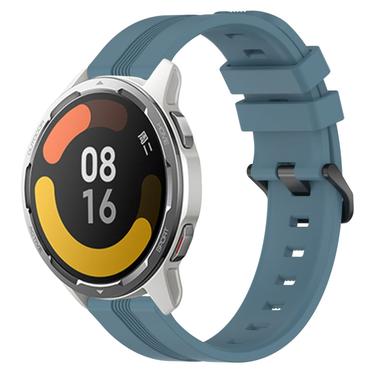 For Xiaomi MI Watch Color 2 22mm Concave Striped Slicone Watch Band
