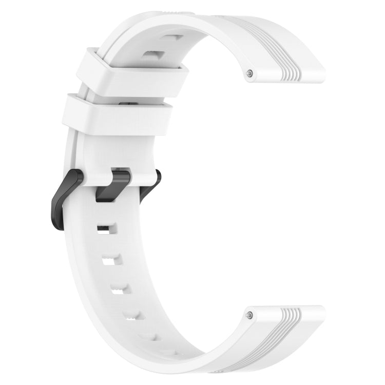 For Xiaomi MI Watch Color 22mm Concave Striped Slicone Watch Band