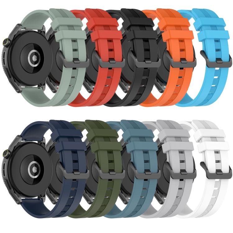 For Xiaomi MI Watch Color 22mm Concave Striped Slicone Watch Band
