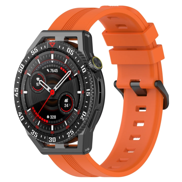 For Huawei Watch GT3 SE 22mm Concave Striped Slicone Watch Band