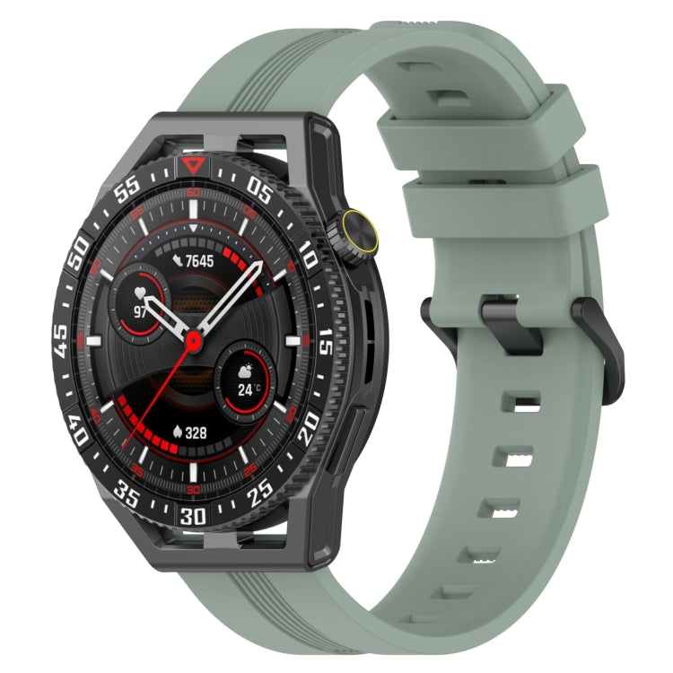 For Huawei Watch GT3 SE 22mm Concave Striped Slicone Watch Band