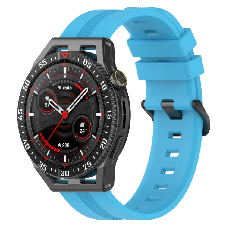 For Huawei Watch GT3 SE 22mm Concave Striped Slicone Watch Band