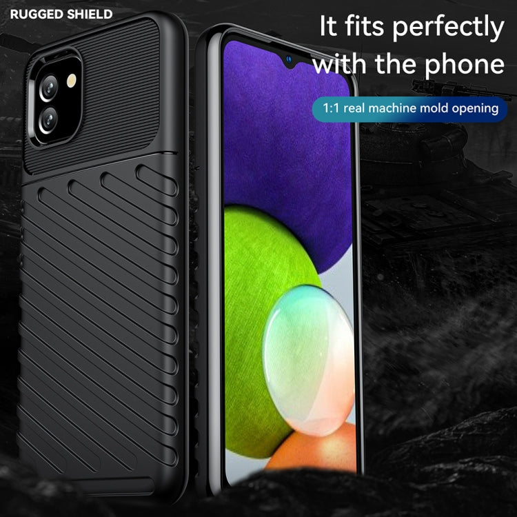 For Samsung Galaxy F04 Thunderbolt Shockproof TPU Protective Soft Phone Case