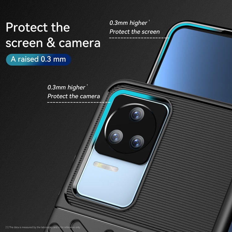 For Redmi K60E Thunderbolt Shockproof TPU Protective Soft Phone Case