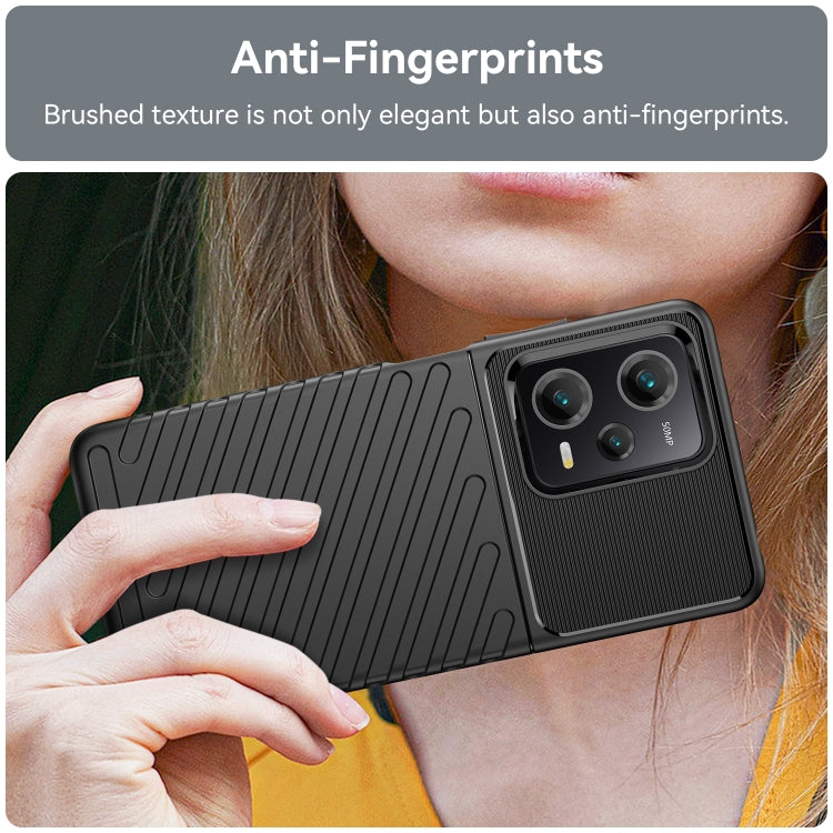 For Redmi Note12 Pro Speed Thunderbolt Shockproof TPU Protective Soft Phone Case