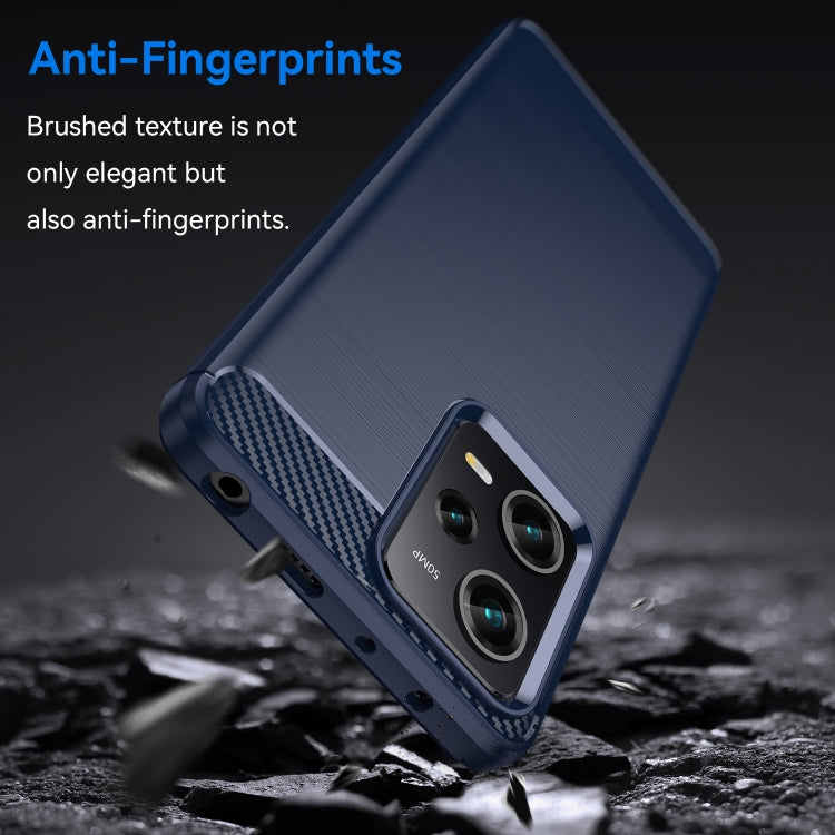 For Xiaomi Redmi Note 12 Pro Speed Brushed Texture Carbon Fiber TPU Phone Case