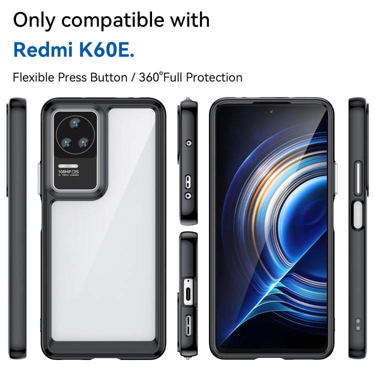 For Xiaomi Redmi K60E Colorful Series Acrylic + TPU Phone Case