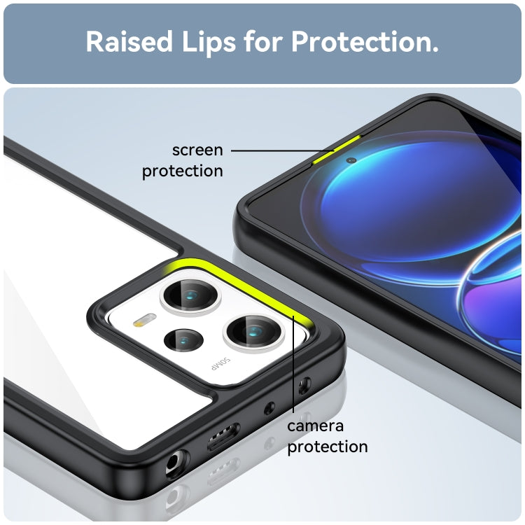 For Xiaomi Redmi Note 12 Pro Speed Colorful Series Acrylic + TPU Phone Case