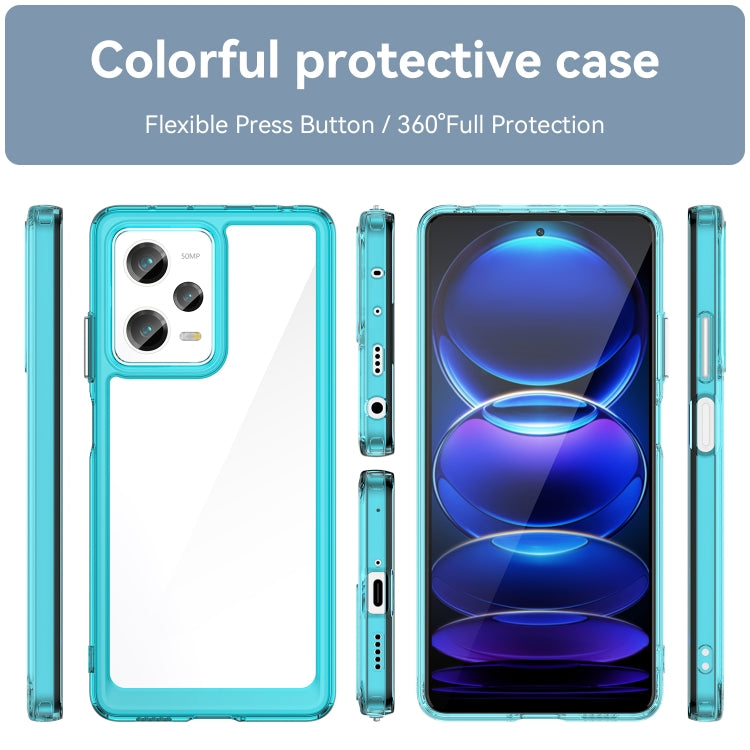 For Xiaomi Redmi Note 12 Pro Speed Colorful Series Acrylic + TPU Phone Case