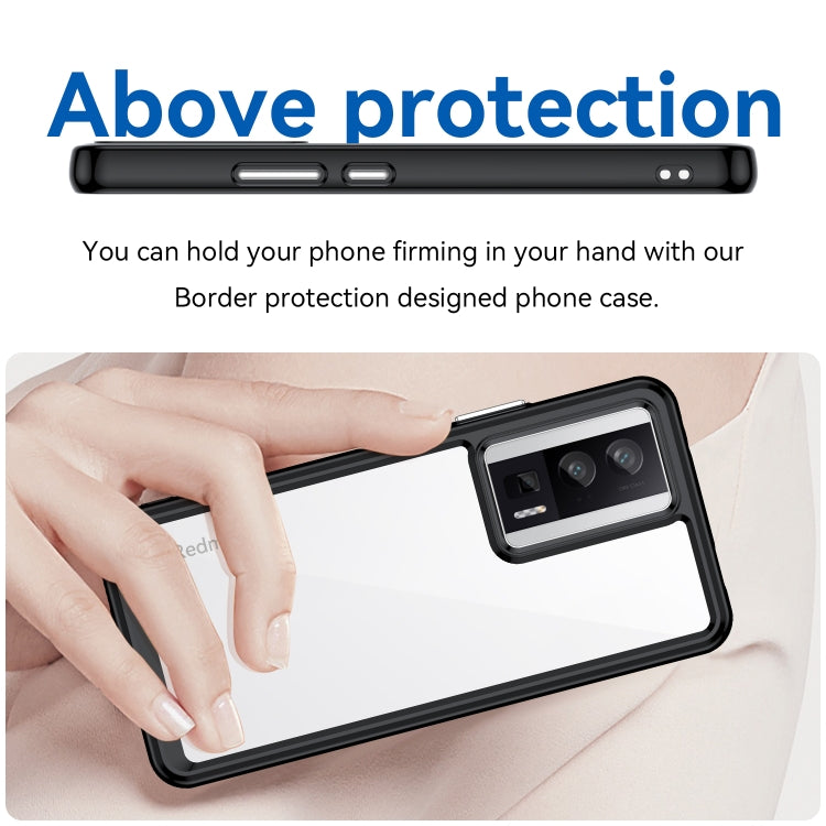 For Xiaomi Redmi K60 Colorful Series Acrylic + TPU Phone Case