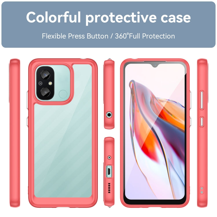 For Xiaomi Redmi 12C Colorful Series Acrylic + TPU Phone Case