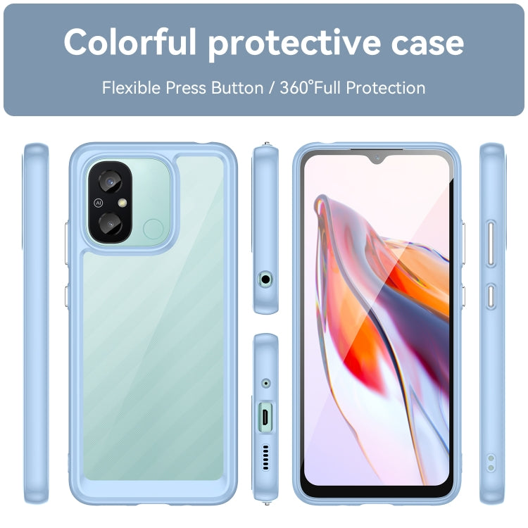 For Xiaomi Redmi 12C Colorful Series Acrylic + TPU Phone Case