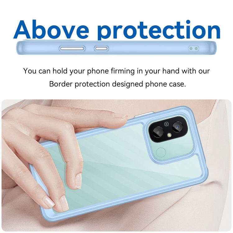 For Xiaomi Redmi 12C Colorful Series Acrylic + TPU Phone Case