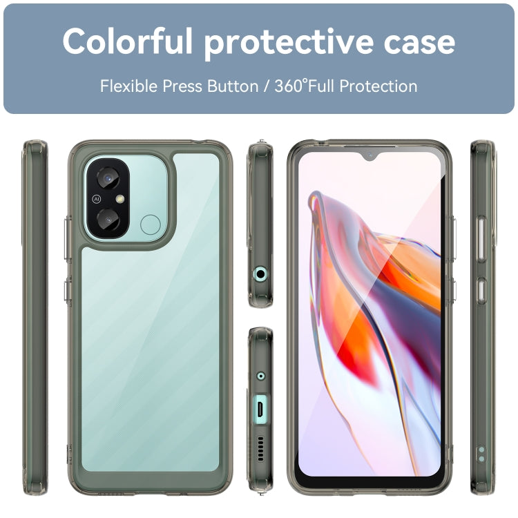 For Xiaomi Redmi 12C Colorful Series Acrylic + TPU Phone Case
