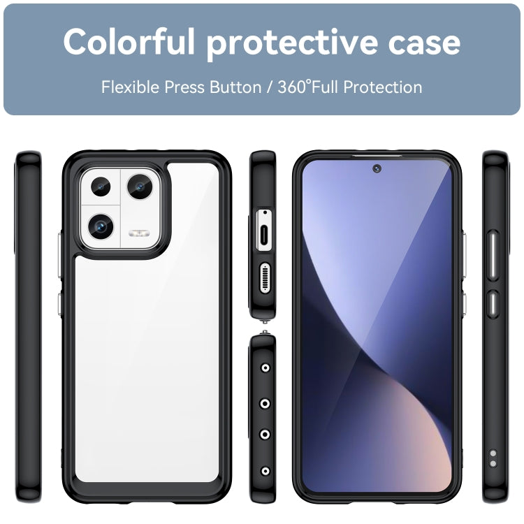 For Xiaomi 13 Colorful Series Acrylic + TPU Phone Case