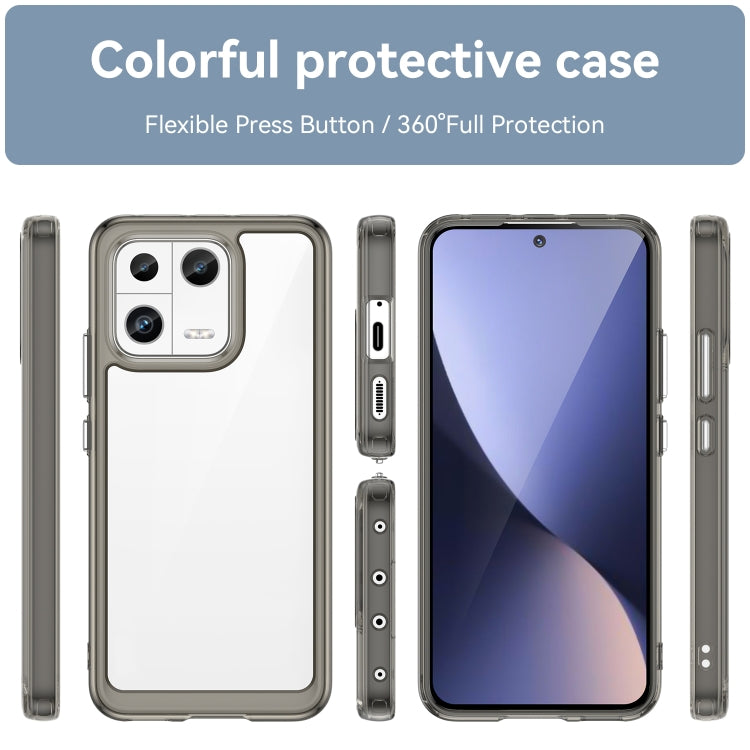 For Xiaomi 13 Colorful Series Acrylic + TPU Phone Case